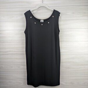 Beach Jordan Taylor Swim Cover Up Silver Grommets Women's Large